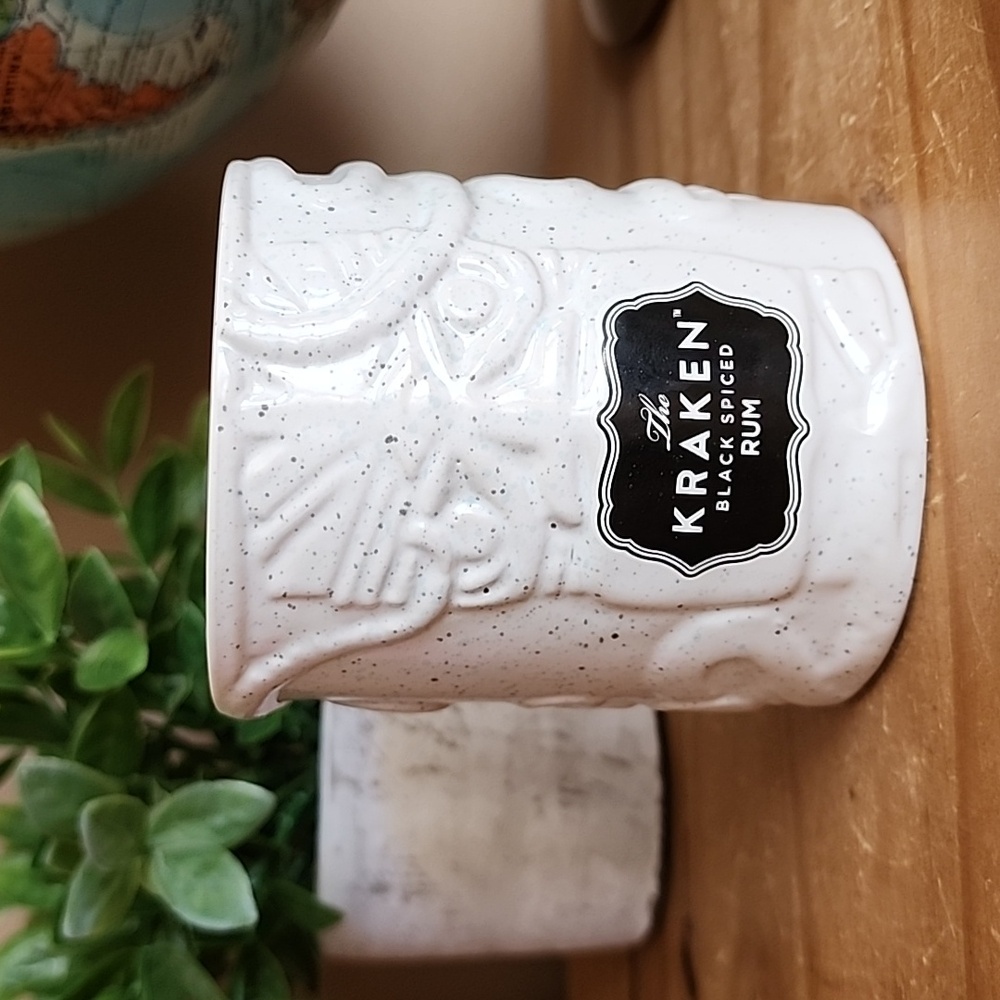 The Kraken Spiced Rum Tiki mug White